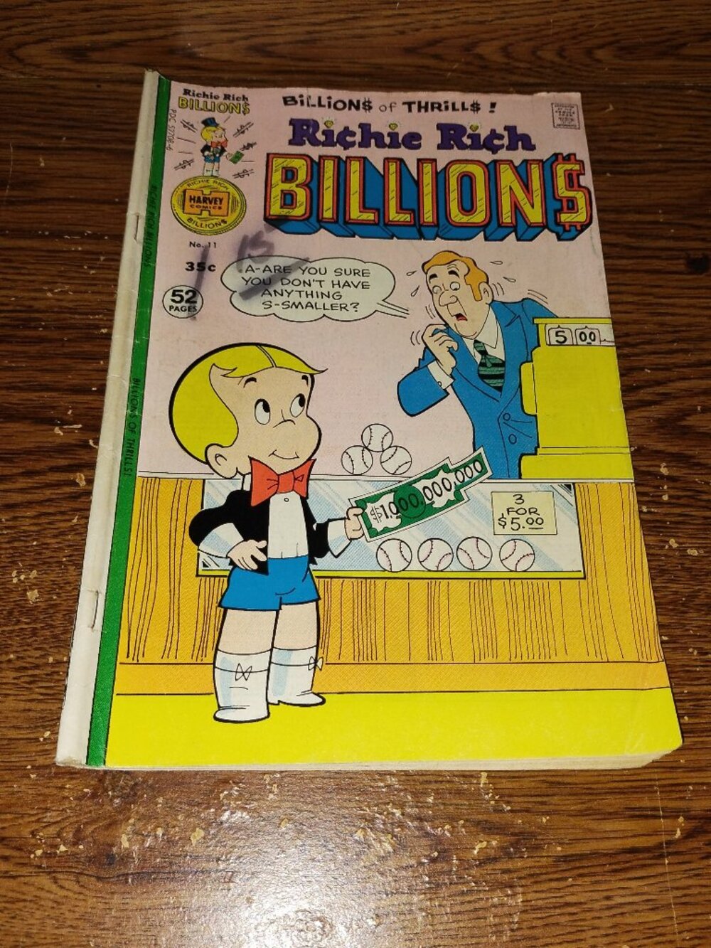 Richie Rich Billions #11 (Harvey Comics, 1975)